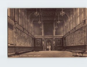 Postcard Royal Gallery The House Of Lords London England