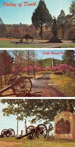 3~Postcards PA Pennsylvania GETTYSBURG~CIVIL WAR Valley Of Death~Barlow Knoll+