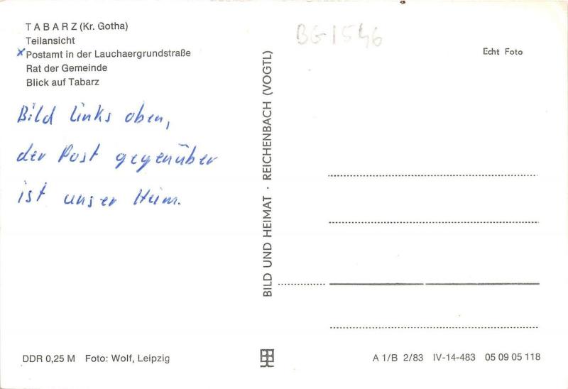 BG1546 tabarz thur   CPSM 14x9.5cm  germany