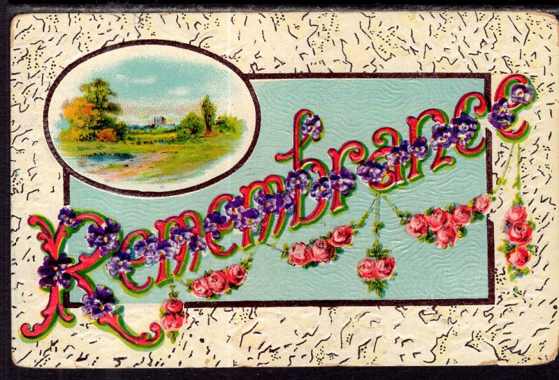 Rememberance Flowers Scene BIN