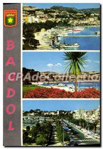 Modern Postcard Souvenir of Bandol General view The Harbor The Quai de Gaulle