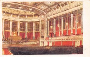 WIEN VIENNA AUSTRIA~GROSSER KONZERTSAAL~1910 ARTIST SIGNED POSTCARD