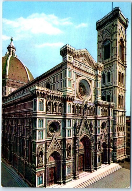 Postcard - Dome and steeple - Florence, Italy