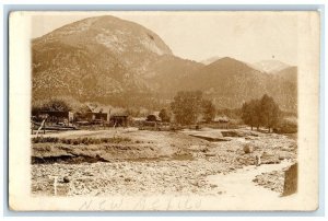 c1918 Homestead Mountain View Near Taos New Mexico NM RPPC Photo Postcard