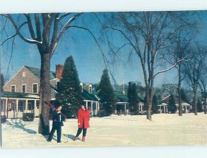 Chrome SKIING SCENE Pawling - Near Newburgh & Poughkeepsie New York NY AG4865