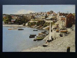 Cornwall NEWQUAY HARBOUR c1950's Postcard by Valentine W5773