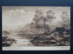 Wales / Cymru THE VALLEY OF THE LLUGWY (Tate Gallery) B.W. Leader c1915 Postcard