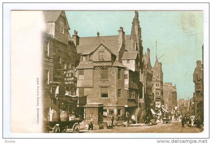 John Knox's House, McLeod's Netherbow Hotel, Edinburgh, Scotland, UK, 1900-1910s