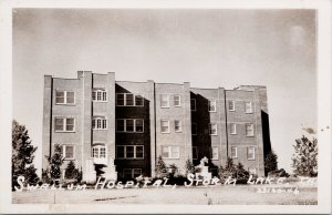 Storm Lake IA Swallum Hospital Iowa Unused Real Photo Postcard E97