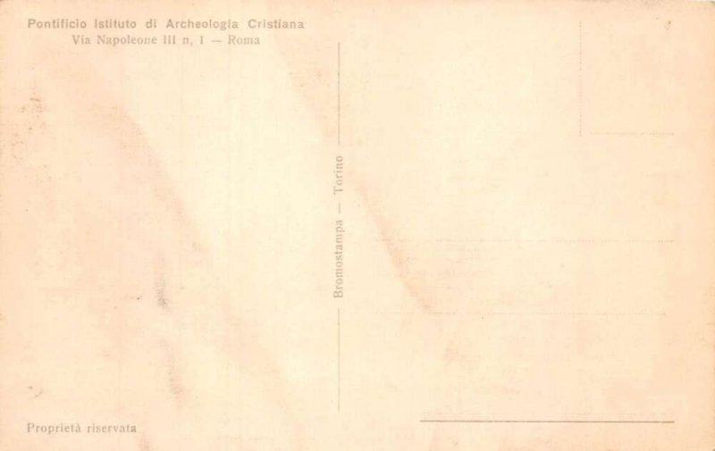 Rome Italy Catacombs of St Callixtus Entrance Real Photo Postcard AA68542