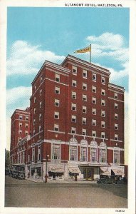 Postcard Altamont Hotel Hazleton PA