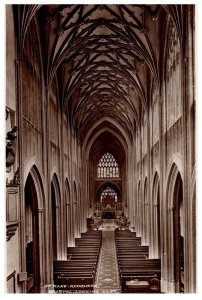 St Mary Redcliffe Church Bristol England Black And White Postcard