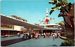 1960s Peoplemover Tomorrowland Magic Kingdom Disneyland Anaheim CA Postcard