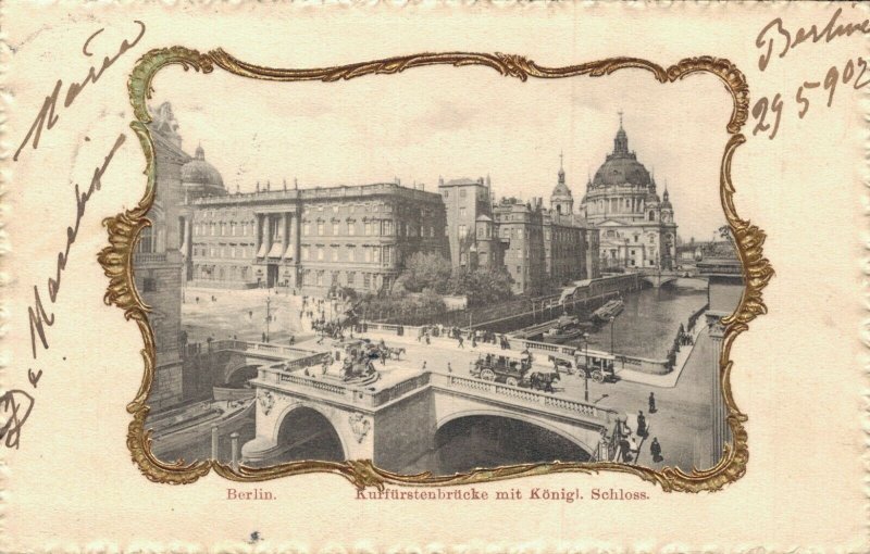 Germany - Berlin Kurfürstenbrücke mit Königliche Schloss - 03.42