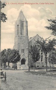 CEDAR FALLS, Iowa IA   ME CHURCH~Methodist Episcopal  WASHINGTON & 8th Postcard