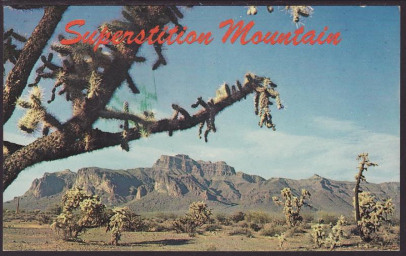 Superstition Mountain,AZ Postcard BIN