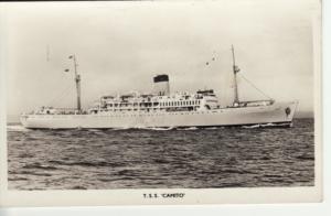 SHIP   T.S.S. CAMITO   RPPC postcard