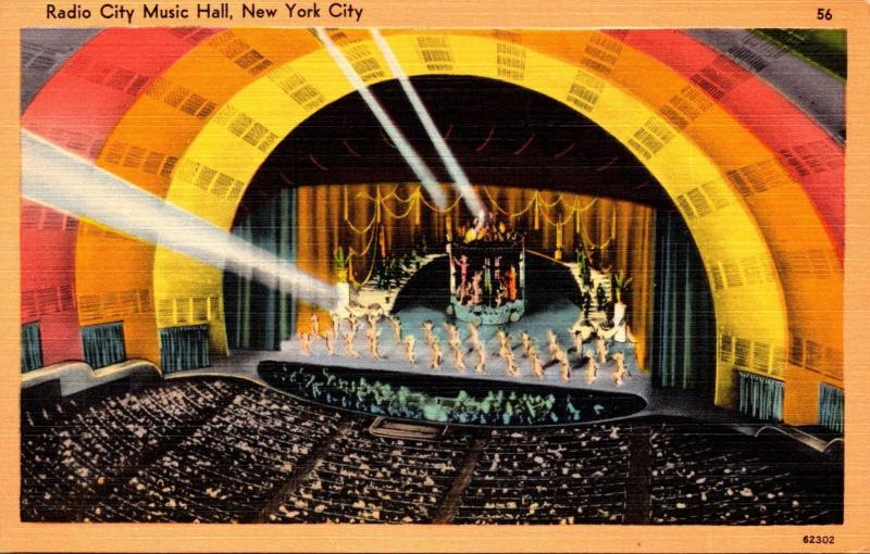 New York City Rockefeller Center Radio CIty Music Hall Interior