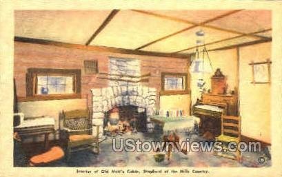 Interior of Old matt's Cabin in Branson, Missouri