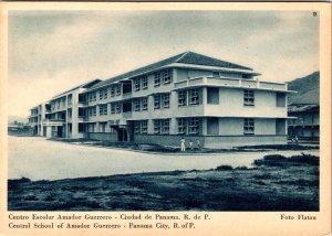 Panama City, Panama  CENTRAL SCHOOL Of AMADOR GUERRERO~Students  4X6 Postcard