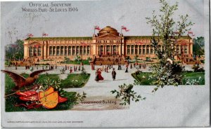 Government Building, St Louis Worlds Fair UDB Vintage Postcard D67