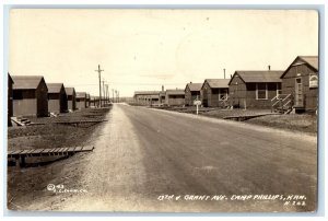 c1950's Grant Avenue Camp Phillips Kansas KS Vintage RPPC Photo Postcard