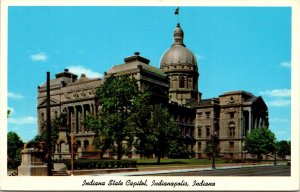 Indiana State Capitol Indianapolis IN Postcard Built 1878 Postcard UNP VTG 