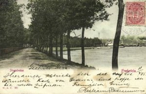 denmark, FREDERICIA, Jutland, Strandveien (1905) Postcard