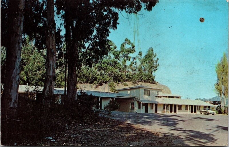 Motel Alto Mill Valley California CA Old Car Postcard UNP VTG Dexter Unused 