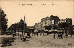 CPA Courbevoie Avenue de la Defense Le Marche (1314290)