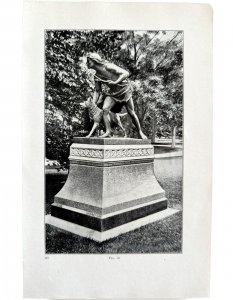 Grave Tombstone Architecture Example 1899 Victorian Art Drawing & Design DWKK22