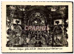 Old Postcard Perigueux Dordogne Eglise De La Cite Altarpiece of the Great Altar