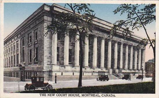 Canada Quebec Montreal New Court House