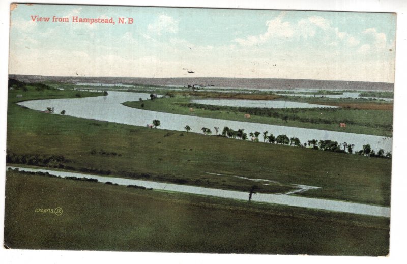 View from Hampstead, New Brunswick, Used 1908