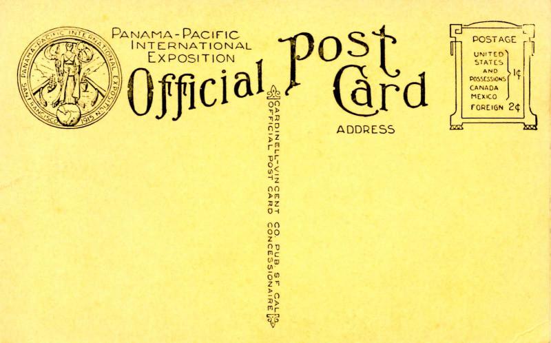 CA - San Francisco. 1915 Pan Pacific International Exposition, YWCA Bldg
