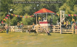 Postcard Texas Amarillo Rodeo Boys Ranch Colorpicture West Texas News 22-14135