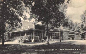 Ann McKee Recreation Hall CAMP GRANDVIEW YWCA Millbrook, AL Vintage Postcard