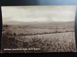 Devon: Dartmoor from Barton Fields North Tawton 1917 RP by Press Bureau F Muller