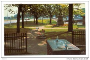 Water Fountain, Fontaine D'Eau Sulfureuse Du Parc Renaud, Joliette, Quebec, C...