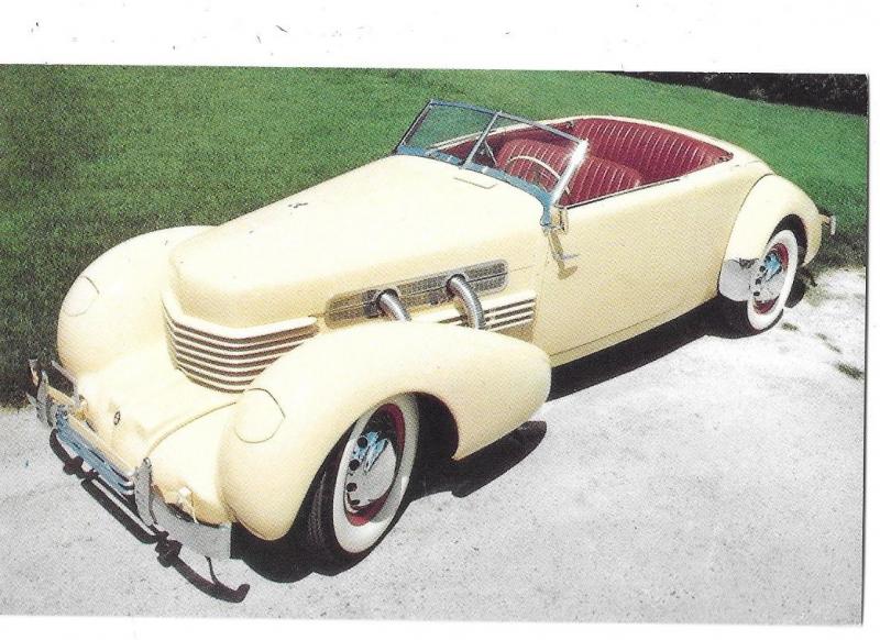 1937 Cord Phaeton Sedan 1st American Car Front Wheel Drive