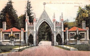 Entrance to Forest Hill Cemetery Utica, New York  