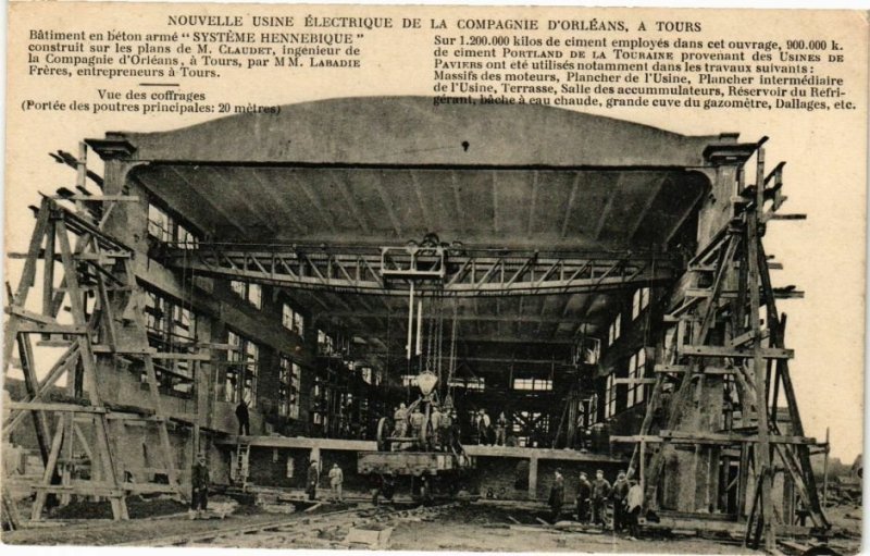 CPA AK TOURS - Nouvelle Usine Électrique de la Compagnie d'Orléans (211136)