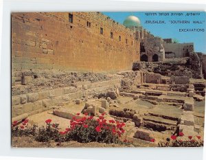 Postcard Southern Wall Excavations, Jerusalem, Israel