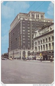 Main Street showing Biltmore Hotel, Dayton, Ohio,  40-60s