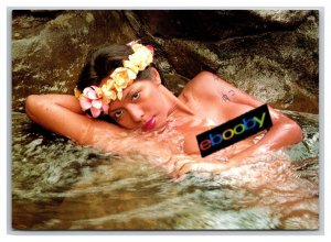 Beautiful Polynesian Woman Topless Hawaii HI Continental Postcard Z8