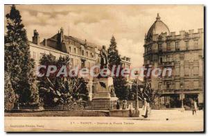 Old Postcard Nancy Statue and Place Thiers