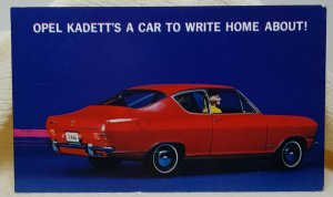 Opel Kadett GM Car General Motors Auto Automobile Advertising Vintage Postcard