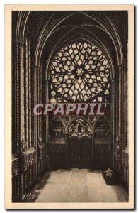 Old Postcard Paris La Sainte Chapelle Large pink