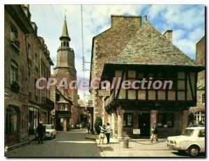 Modern Postcard Dinan clock tower