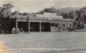 H89/ Colorado Springs RPPC Postcard c1930s Pioneer Lodge Red Rock Canon 154